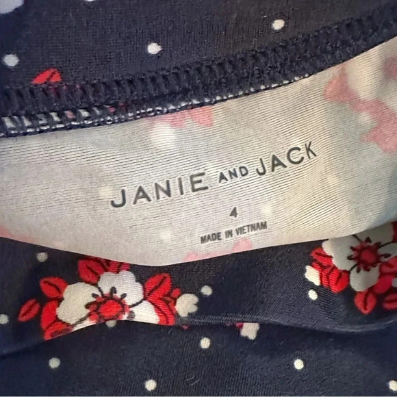 Janie & Jack | Floral Ruffled Rash Guard (4) 🌹 - Picture 4 of 5